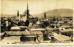 4470 - Syrie -  DAMAS  :  VUE  GENERALE ET  LA  GRANDE MOSQUEE      Vers 1910 - Syria