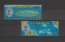 Penrhyn 1975 Vue Aérienne 2 Val** MNH - Penrhyn