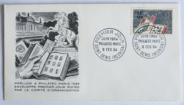 1964 Saint Denis Reunion, FDC, RF, Philatelic Paris - Covers & Documents