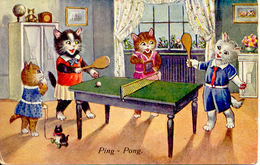 Ping Pong, CP Belgique 1939 Postes Militaires. Voir 2 Scan - Tennis De Table
