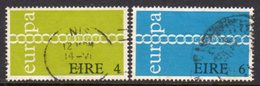Ireland 1971 Europa Set Of 2, Used, SG 302/3 - Used Stamps