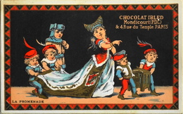 Chromo & Image > - Chocolat IBLED , Mondicourt (PdC) & Rue Du Temple Paris - En TB. état - Ibled