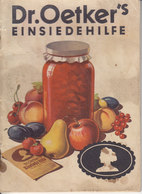 AD161 Dr. Oetker's Einsiedehilfe, Ausgewählte Rezepte, 33 Seiten - Eten & Drinken