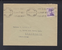 Monaco Brief 1939 - Lettres & Documents