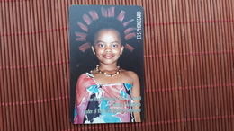 Nice Chip Phonecard Princess Sikhanyiso Used Number SGAD03300176406 Rare - Swaziland