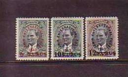 1940 TURKEY SURCHARGED COMMEMORATIVE STAMPS FOR THE IZMIR INTERNATIONAL FAIR MNH ** - Unused Stamps