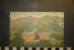 CP, Amérique, CANADA CPR BANFF  Springs Hotel BANFF CAnadian Rockies 1938 Sulfur Mountains - Banff