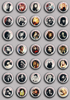 35 X ROCK STEVIE NICKS Music Fan ART BADGE BUTTON PIN SET 4 (1inch/25mm Diameter) - Musique