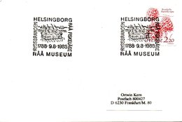 SUEDE. Flamme De 1988 Sur Enveloppe. Råå Museum. - Otros & Sin Clasificación