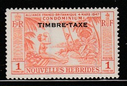 Nouvelles Hébrides - TIMBRES TAXES - N° 40 ** (1957) - Portomarken