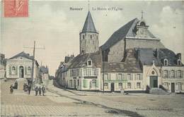 SAMER - La Mairie Et L'église. - Samer