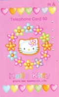 MANGA * Télécarte JAPON *  * Comics * CHAT * HELLO KITTY  (1022) CAT *  Japan Phonecard * Katze Karte * - BD