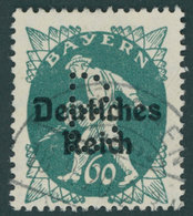 BAYERN Pf 23 O, 1920, 60 Pf. Dunkelblaugrün, Gelocht B, Pracht, Gepr. Dr. Helbig Und Infla, Mi. 350.- - Autres & Non Classés
