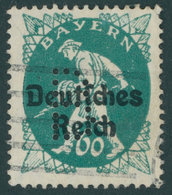 BAYERN Pf 23 O, 1920, 60 Pf. Dunkelblaugrün, Gelocht B, Feinst (kleine Helle Stelle), Gepr. Dr. Helbig Und Infla, Mi. 35 - Other & Unclassified