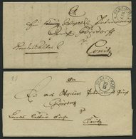 PREUSSEN SCHLOCHAU, K2, 2 Prachtbriefe Von 1846 Und 1848 - Préphilatélie