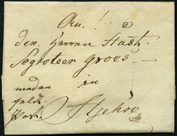 SCHLESWIG-HOLSTEIN - ALTBRIEFE 1809, Brief Von Schleswig Nach Itzehoe, Pracht - Préphilatélie