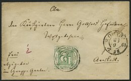 THURN Und TAXIS 14 BRIEF, 1861, 1/2 Gr. Grün, Einzelfrankatur Auf Kleinem Prachtbrief Aus Gotha, Marke Zweiseitig Berühr - Other & Unclassified