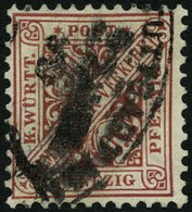 WÜRTTEMBERG 211 O, 1890, 50 Pf. Lebhaftbraunrot, Pracht, Gepr. Thoma, Mi. 2200.- - Altri & Non Classificati