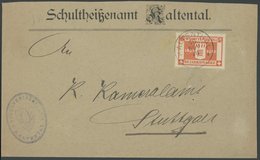 WÜRTTEMBERG 124 BRIEF, KALTENTHAL, K1, Auf Brief Mit 71/2 Pf. Regentschaft, Feinst (kleine Mängel) - Other & Unclassified