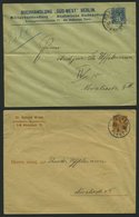 BERLIN 1899, 3 Verschiedene Gebrauchte Umschläge, Feinst - Private & Lokale Post