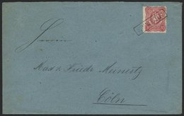 Dt. Reich 33a BRIEF, 1875, 10 Pfe. Karmin, üblich Gezähnt, Auf Brief Mit R1 STEELE, Rückseitiger R3 STEELE/VOHWINKEL, Pr - Used Stamps