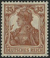 Dt. Reich 103c **, 1918, 35 Pf. Zimtfarben, Normale Zähnung, Pracht, Gepr. Infla, Mi. 70.- - Usados