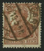 Dt. Reich 103c O, 1918, 35 Pf. Zimtfarben, Normale Zähnung, Pracht, Gepr. Winkler, Mi. 130.- - Gebruikt
