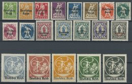 Dt. Reich 119-38I **, 1920/1, Abschiedsserie, Postfrischer Prachtsatz, Mi. 130.- - Used Stamps