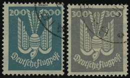 Dt. Reich 349/50 O, 1924, 200 Und 300 Pf. Holztaube, 2 Prachtwerte, Mi. 240.- - Other & Unclassified