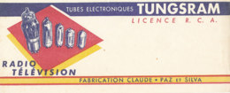 BU 1540 -/  BUVARD   TUBES ELECTRONIQUE  TUNGSRAM  RADIO TELEVISION - Elettricità & Gas