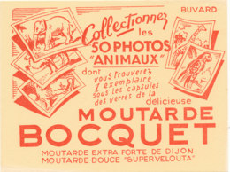 BU 1542 -/  BUVARD    MOUTARDE  BOCQUET - Mostaza