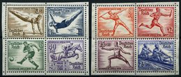 Dt. Reich 624-31 **, 1936, Olympische Spiele, 2 Herzstücke, Pracht, Mi. (80.-) - Altri & Non Classificati