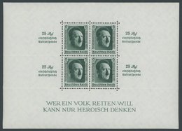 Dt. Reich Bl. 11 **, 1937, Block Reichsparteitag, Postfrisch, Pracht, Gepr Schlegel, Mi. 320.- - Other & Unclassified