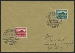 Dt. Reich 673/4 BRIEF, 1938, Gautheater Saarpfalz Auf FDC, Pracht - Other & Unclassified