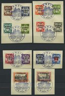 Dt. Reich 716-29 BrfStk, 1939, Danzig Mit Violetten Sonderstempeln DANZIG, Teils Minimal Leimfleckig, Prachtsatz, Mi. 22 - Other & Unclassified