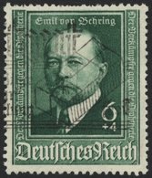 Dt. Reich 760II O, 1940, 6 Pf. Behring Mit Abart Senkrechter Strich Vom Rechten Auge Zum Mundwinkel, Feinst (obere Zahnr - Altri & Non Classificati