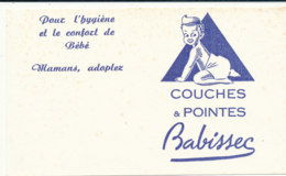 BU 1579 -/  BUVARD   COUCHES ET POINTES  BABISSEC - Parfums & Beauté