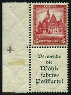 ZUSAMMENDRUCKE S 98 **, 1931, Nothilfe 15 + A1.2, Pracht, Mi. 320.- - Zusammendrucke