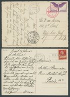 ZEPPELINPOST 95 BRIEF, 1930, Fahrt Basel-Zürich, Dazu Seltene Fotokarte, 2 Prachtkarten - Airmail & Zeppelin