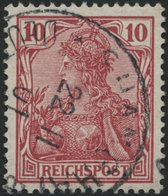 DP CHINA P Vc O, Petschili: 1900, 10 Pf. Reichspost, Stempel SHANGHAI, Pracht, Mi. 55.- - China (offices)