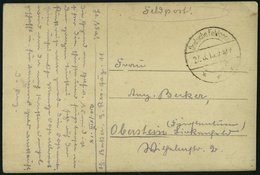 DP TÜRKEI 1916, Feldpoststation CONSTANTINOPEL Auf Feldpost-Ansichtskarte, Pracht - Turkey (offices)