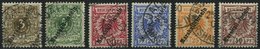 MARSHALL-INSELN 7-12a O, 1899, Marshall-Inseln, Prachtsatz, Mi. 170.- - Marshall Islands