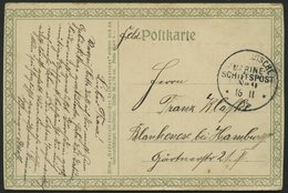 MSP VON 1914 - 1918 9 (DEUTSCHLAND), 16.11.15, FP-Ansichtskarte, Pracht - Turkey (offices)