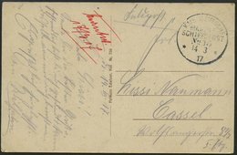 MSP VON 1914 - 1918 35 (IV. Geschwader), 14.3.1917, Feldpost-Ansichtskarte Von Bord Eines Bootes Des Geschwaders, Feinst - Deutsche Post In Der Türkei