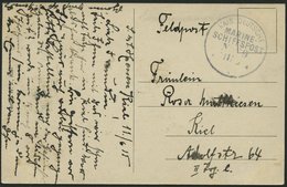 MSP VON 1914 - 1918 39 (Linienschiff HESSEN), 11.6.1915, Feldpost-Ansichtskarte Von Bord Der Hessen, Feinst - Turquia (oficinas)