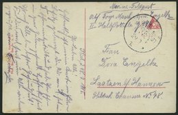 MSP VON 1914 - 1918 184 (II. Torpedoboots-Halbflottille), 28.7.1915, Feldpost-Ansichtskarte Von Bord Des Torpedoboots G  - Turquia (oficinas)