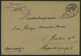 MSP VON 1914 - 1918 234 (I. Handelsschutz-Halbflottille), 2.6.1916, Marinesache (Dienstbrief) Des Kommandos Der I. Hande - Deutsche Post In Der Türkei