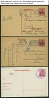 SAMMLUNGEN, LOTS 1914-18, 16 Verschiedene Ganzsachenkarten Und Ein Kartenbrief, Ungebraucht Und Gebraucht, Feinst/Pracht - Occupazione 1914 – 18