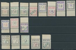 FELDPOST I.WK **, Lagerpost: 1915, 16 Verschiedene Postfrische Werte Ruhleben, Pracht - Used Stamps