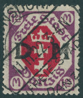 DIENSTMARKEN D 17 O, 1922, 1.25 M. Graupurpur/karminrot, Normale Zähnung, Pracht, Gepr. Gruber Und Infla, Mi. 100.- - Andere & Zonder Classificatie